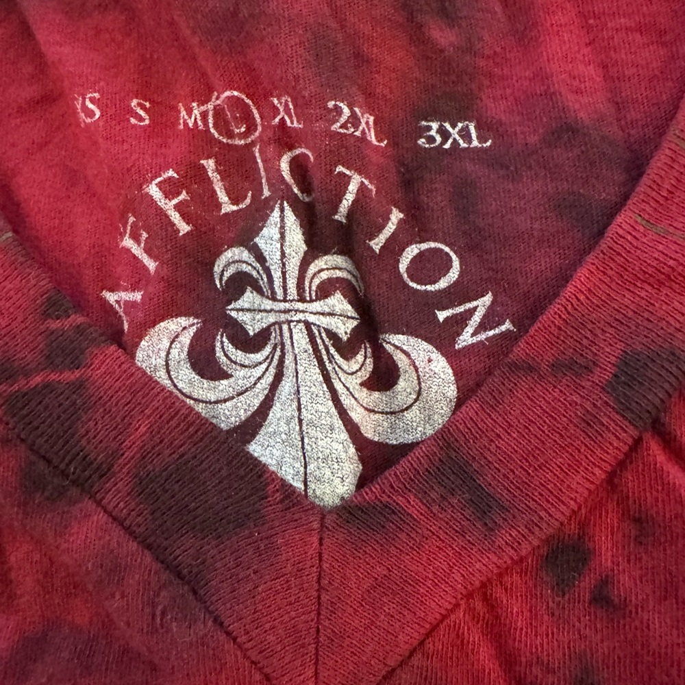 🔥 Affliction Live Fast Tie-Dye Graphic Tee – Size Large – NWT 🔥 - Picture 3 of 5